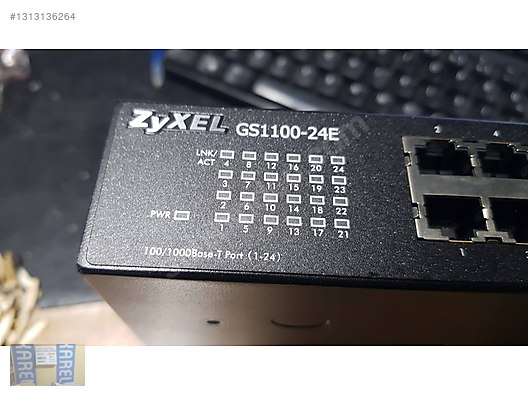 Zyxel GS1100-24E 24-Port Gigabit Switch Tertemiz pazarlıksız