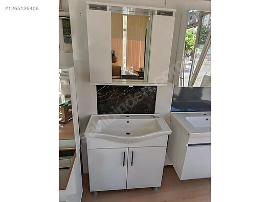 ALT ÜST 80LİK MDF BANYO DOLABI - Banyo Dolabı ve Yapı Malzemeleri sahibinden.com'da