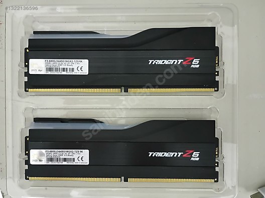 DDR5 RAM GSKILL Trident Z5 RGB 32GB (2x16) CL34 DUAL RAM