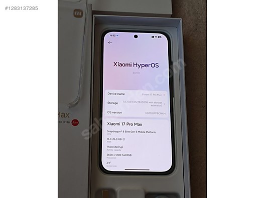 Used & Brand New Items / Cell Phones & Accessories / Cell Phones / Xiaomi / 17 Pro Max