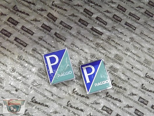 PIAGGIO GENOVA エンブレム ベスパ　中古品 Görünüm / ORJINAL VESPA PIAGGIO LOGO ÖN AMBLEM MADE IN ITALY
