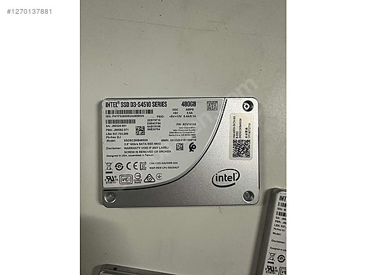 Intel D3-S4510 480 Gb 2.5