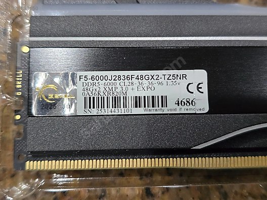 G.SKILL Trident Z5 NEO RGB 96GB 2x48GB 6000MHZ CL28 sahibinden