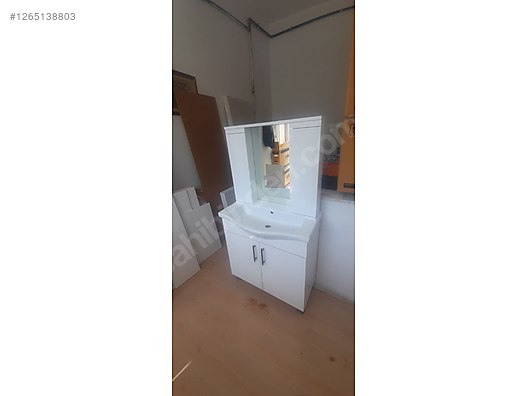 ALT ÜST 80LİK MDF BANYO DOLABI - Banyo Dolabı ve Yapı Malzemeleri sahibinden.com'da