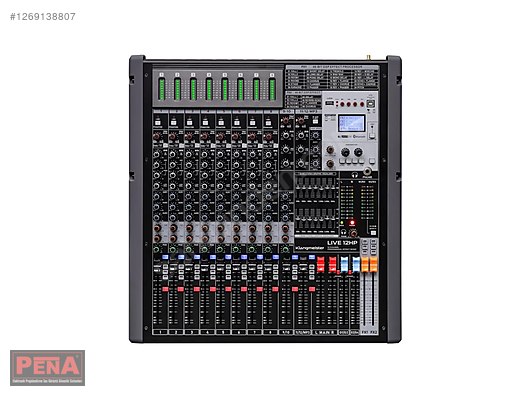 KLANGMEİSTER 12P-4X 12 KANAL 4X800W 3 AUX ÇİFT DSP ANFİLİ MİKSER