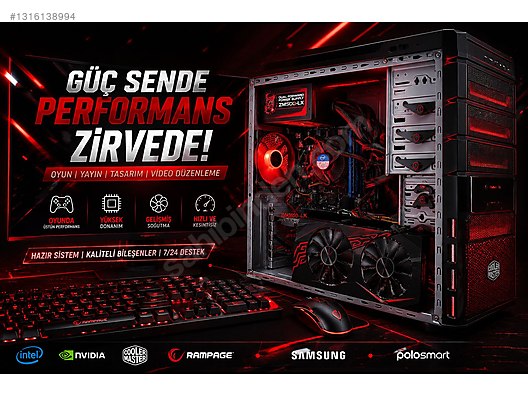 Toplama / Sorunsuz i7-2600K ve RX 470'li Komple Oyuncu Seti - ACİL