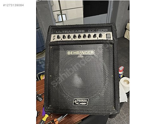BEHRINGER ULTRABASS BX1200 120W アンプ behringer ultrabass bx1200 120 watt bas amfisi on sahibinden.com