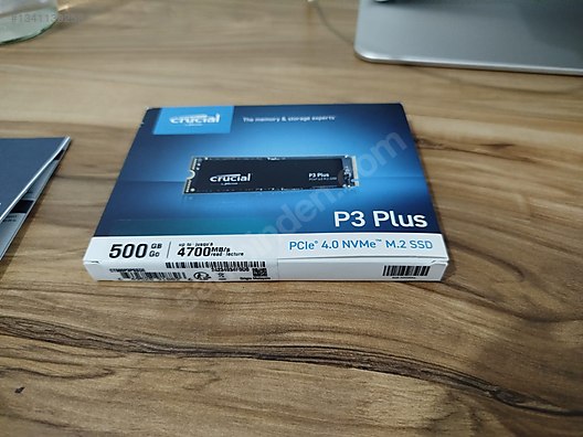 Crucial 500GB P3 Plus Serisi NVMe M.2 SSD sahibinden.comda