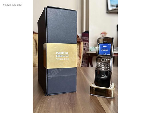 Yok Altın Nokia 8800 Sirocco Cep Telefonu - 1321139383