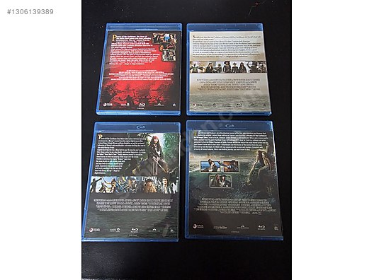 Karayip Korsanları 4 Film Seti Blu-ray - Yabancı Blu-ray Filmler