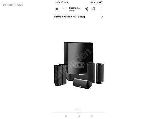 Harman kardon sinema sistemi - İkinci El Harman Kardon Set