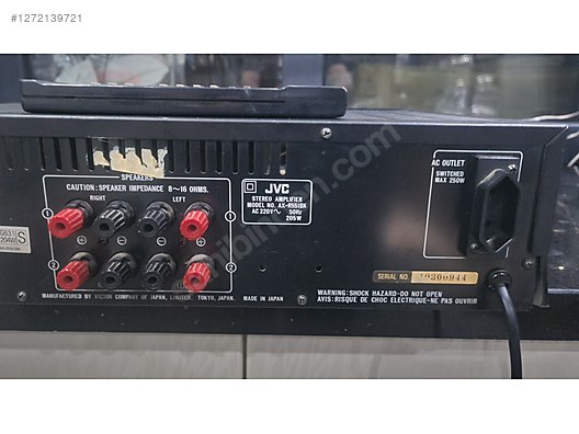 JVC Entegre Amfi - JVC AX-R551 Stereo Entegre Amplifikatör (1988-90 ...