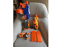 DETALI VE KALİTELİ NERF SETİ-TABANCALI,OTOMATİK TARAMALI NERFLER