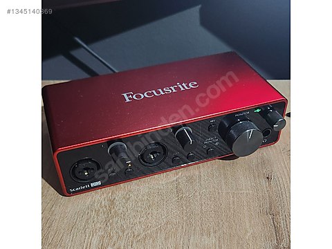 Focusrite Scarlett 2i2 - Ses Kartı sahibinden.comda - 1345140369