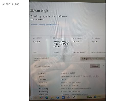 İkinci El Microsoft Surface Book 1