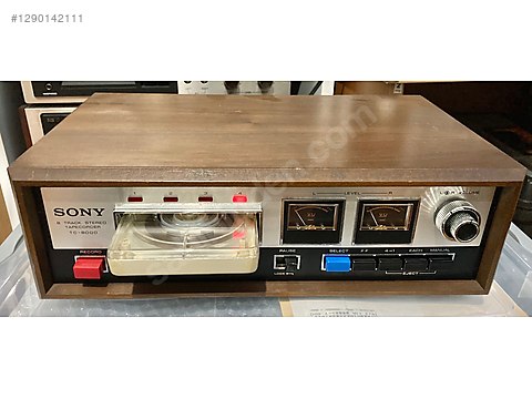 SONY 8 TRACK KASET DECK 1971 YILI JAPONYA ÜRETİMİ sahibinden.comda