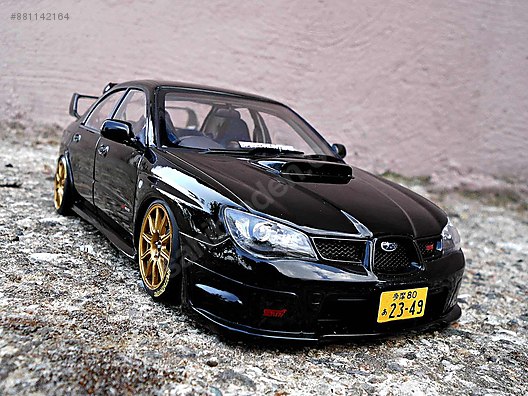 subaru impreza hawkeye sti 1 18 autoart at sahibinden com 881142164