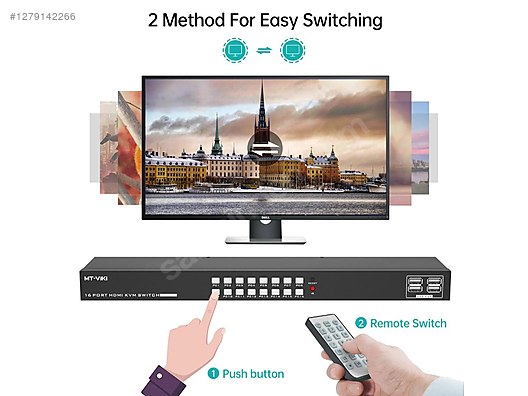 İkinci El ve Sıfır Alışveriş / Bilgisayar / Çevre Birimleri / KVM Dönüştürücü