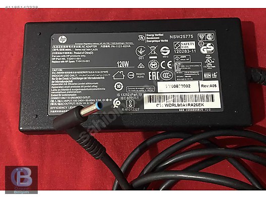 120W AC Adapter For HP PA-1121-62HE HSTNN-LA25 709984-001 - Foto 12