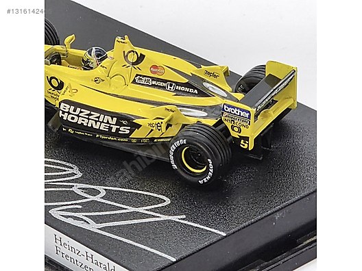 1:43 Heinz Harald Frentzen Islak İmzalı Jordan EJ10 F1 Formula 1