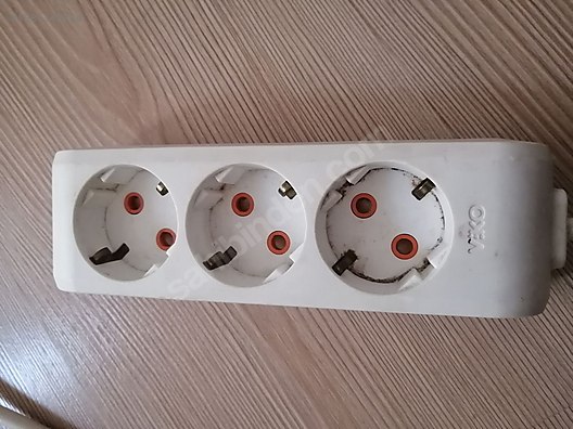 3LÜ BEYAZ UZATMA KABLOLU PRİZ - Priz ve Yapı Malzemeleri sahibinden.com'da