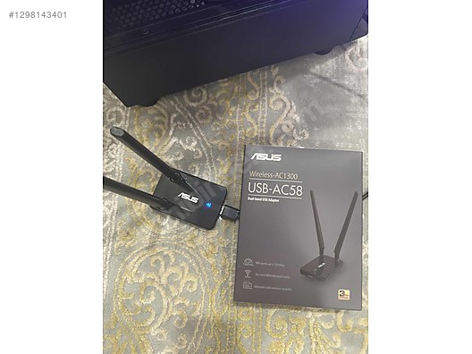 Usb Ac58 Asus Ac-58 Dual Band 1300Mbps Wifi adaptör sahibinden.comda - 1298143401