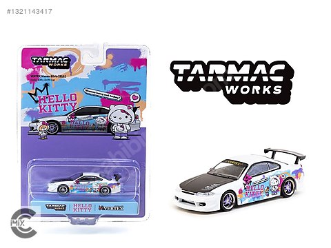 Tarmac Works 1:64 Vertex Nissan Silvia S15 Hello Kitty Special on