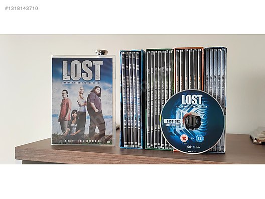 LOST 1-4 Sezonlar Tam Set 25 DVD Türkçe Altyazılı Orijinal