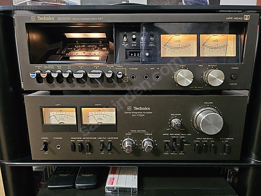 Technics Entegre Amfi - Technics SU 7700K & 630 Kaset Deck Set