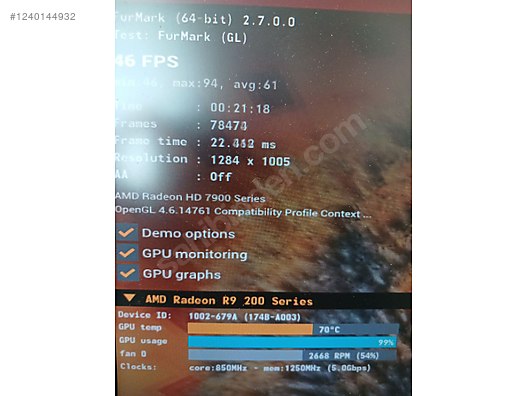 R9 280 3gb sorunsuz - AMD Ekran Kartı İlanları sahibinden.com'da