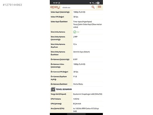 Used & Brand New Items / Cell Phones & Accessories / Cell Phones / Vivo / Y11s