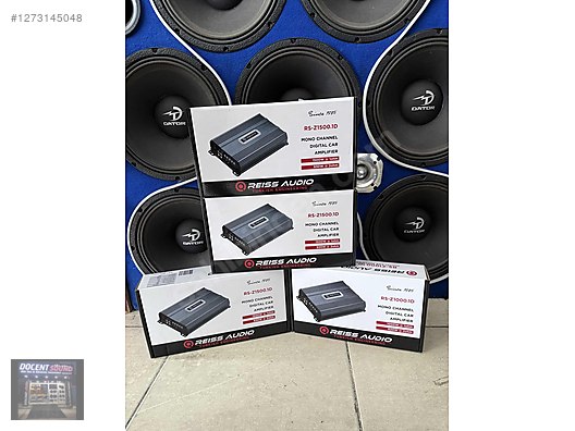 Amfi / Reiss Audio Rs-Z1500.1d Mono Amfi Bas Amfisi 1ohm 1500rms