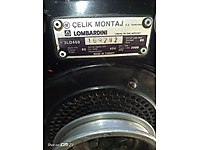 LOMBARDİNİ SU MOTORU