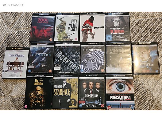 4K BLU RAY SET(TEKLİ SATMIYORUM) - Yabancı Blu-ray Filmler