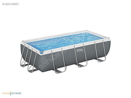 BADEL フード付きset upグレー Prefabrik Havuz Seti 404x201x100cm Bw 429 56441 sahibinden.comda