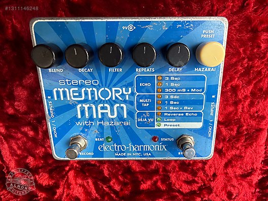 ギター Electro-Harmonix Memory Man with Hazarai Electro-Harmonix Stereo Memory Man with Hazarai Delay Looper