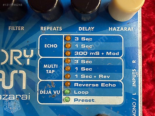 Electro-Harmonix Stereo Memory Man with Hazarai Delay Looper