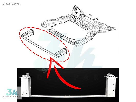 Volvo Xc90 Ön Tampon Alt Travers Uç Demiri 32246763 2020-2025
