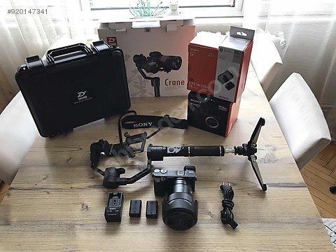 aynasiz sony alpha a6300 sony a6300 body 18 105 lens gimbal set sahibinden comda 920147341