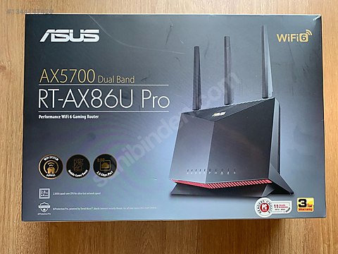 ASUS RT-AX86U PRO ROUTER ÇOK TEMİZ SORUNSUZ sahibinden.comda