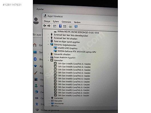 Intel Core i5 Acer Oyuncu Laptop