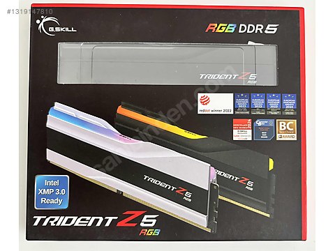 GSKILL 96GB (2x48) TRIDENT Z5 RGB 6400MHZ CL32 DUAL KIT - SİYAH