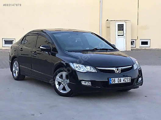 Honda Civic 1 6i Vtec Premium 2008 Tam Otomatik Tork Konvertorlu 1 Parca Boyali Memur Araci At Sahibinden Com 883147878