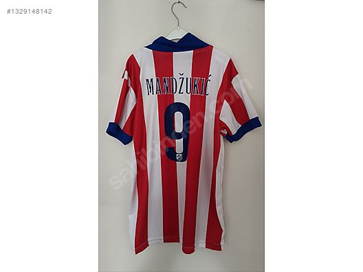 Koleksiyonluk Atlético Madrid 2014/15 Forması - Mandžukić #9(XS