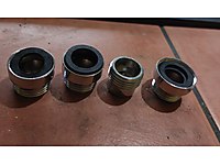 farklı ölçülerde musluk adaptörü