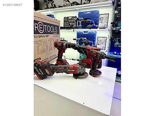 RETOOLS 4lü set ve 7 li set - Sıfır Elektrikli Matkap İlanları sahibinden.com'da