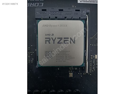 AMD Ryzen 9 5950x 16+32 çekirdek İslemci sahibinden.comda - 1324148674