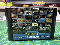 Sega mega drive 126 oyunlu kartuş