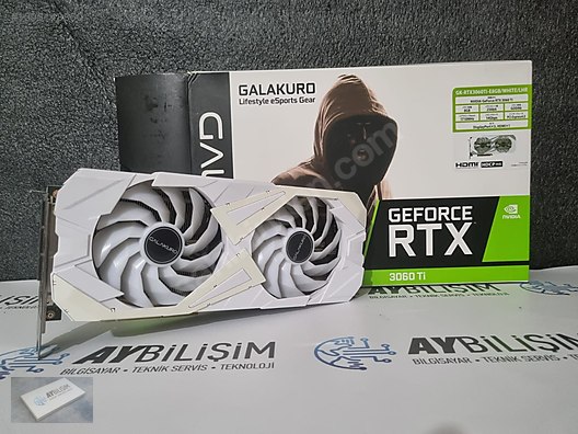 RTX 3060 Tİ GALAX GALAKURO WHITE at sahibinden.com - 1093148850