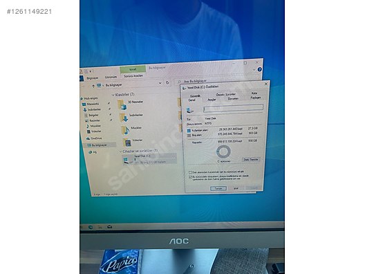 MASAÜSTÜ BİLGİSAYAR VE AOC 22'' MONİTÖR - Alışveriş :: Sıfır, İkinci El Ürünlerle sahibinden.com'da